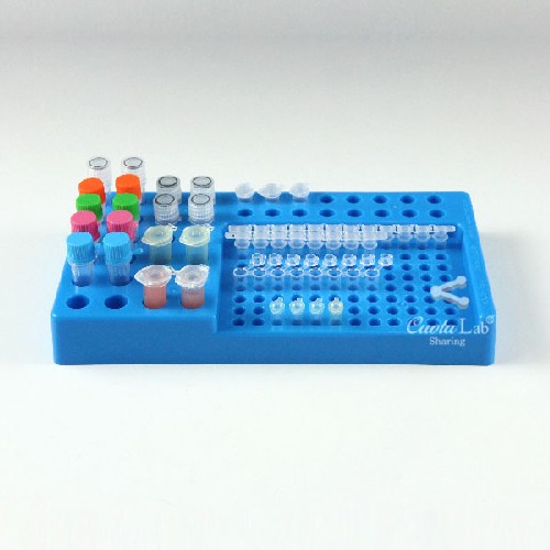 2단 멀티 튜브 랙 (Multi tube rack - 2 Layer 0.2~2.0㎖)