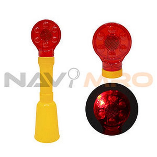 [미래안전] 위험경고등 (콘용) / 색상: 적색