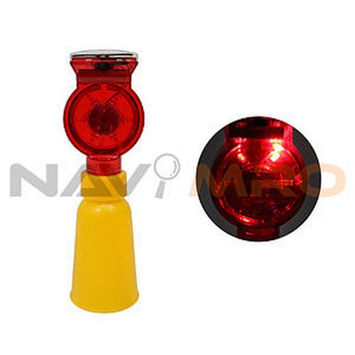 [미래안전] 경광등 (콘용쏠라) / 색상: 적색