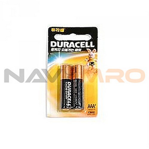 [듀라셀] 알카라인 건전지(AAA2) / 구분: AAA (LR03) / 모델명: LR03(AAA)