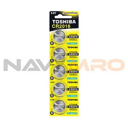 [도시바/TOSHIBA] 리튬 버튼셀(CR2016) / 구분: CR2016