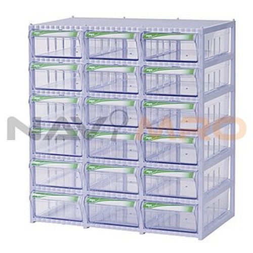 [중앙브레인] 서랍형 부품박스 (CA507-6) / 규격(가로×세로×높이mm): 400 X 235(217) X 431