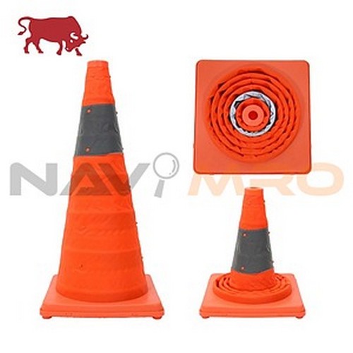 [미래안전] 접이식 칼라콘 / 규격(가로×세로×높이mm): 300×300×600