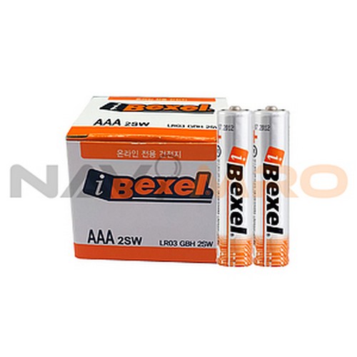 [벡셀] 아이벡셀 건전지 AAA 20알 벌크타입 / 구분: AAA (LR03)