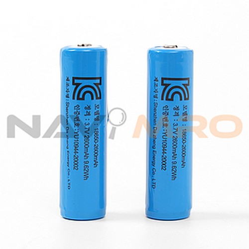 [tree/트리] 리튬이온 충전지 (18650-2600mAh) / 구분: 18650
