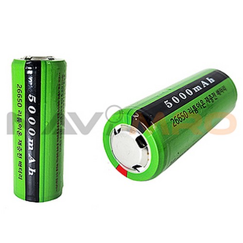 [디제이디/] 리튬이온 충전지 (26650-5000mAh) / 구분: 26650