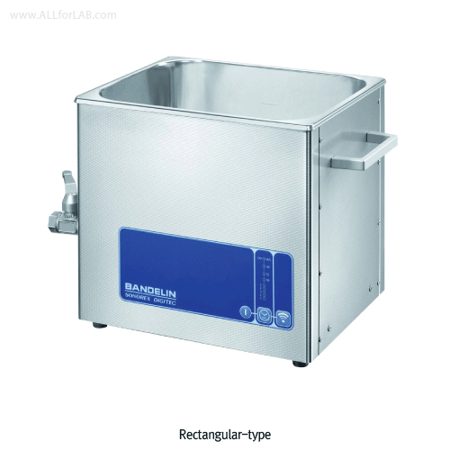 Bandelin® Sonorex Digitec® Functional Ultrasonic Cleaner, with Fast Degassing, 5.6 ~ 45 LitWith LED Display, 4 Step Operation, with or without Heater, Timer, 20~80℃, 초음파 세척·살균기
