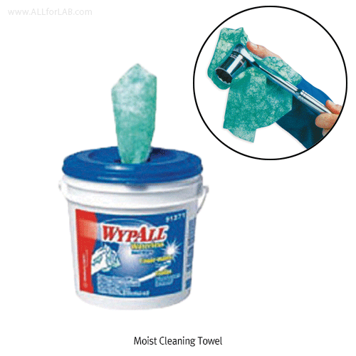 WypAll® Moist Cleaning Towel, for Removing Greasy Dirt, Ideal for IndustryMade of Non-Woven, Dual Function, 3-Layer, 와이프올® 습윤 세정 타올