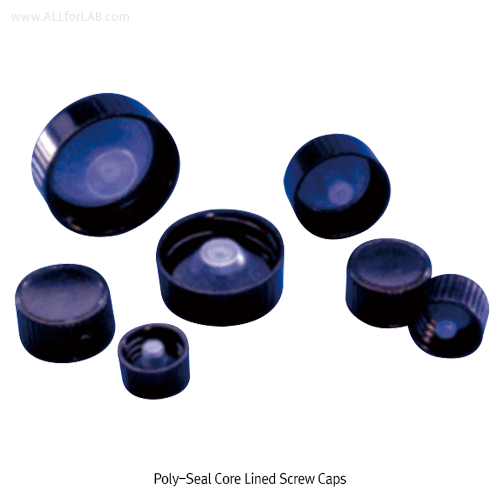 Wheaton® Poly-seal® PE-cone Lined Black Phenolic Screwcap