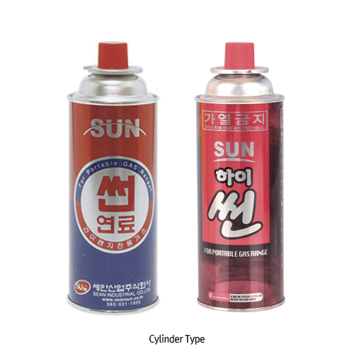 Butane Gas for Burner, Cylinder-type(220g) & Stove-type(230g), 부탄 가스