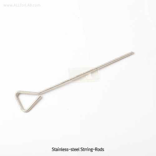 Hammacher® Premium Cell Spreader/Stirring Rod, Stainless-steel, L150 & 195mm<br>For Bacteriological Applications, <Germany-Made> 삼각 셀 스프레더/교반봉, 다용도, 비자성/비부식 특수스텐