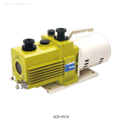 Ulvac® Anti-corrosive Vacuum Pump “GCD-series”, 6.7×10-2 Pa, 60~240 Lit/min<br>With Two-Stage, Direct Drive & Oil Sealed Rotary-type, 내부식성 정밀형 진공펌프, 직결형