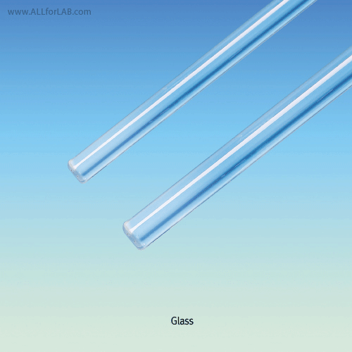 Glass & PFA (Stainless-steel Insert) PLAIN Shaft<br>For Exchangeable Rotor, 글라스 및 스텐심 PFA봉