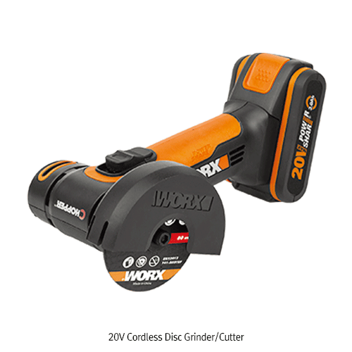 20V Cordless Disc Grinder/Cutter<br>충전 그라인더/커터, 휠 3종 포함