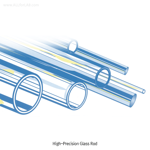 DURAN® High-Precision Glass Capillary Made of Borosilicateα3.3, Length 1500 mm, ISO/DIN, 특급 정밀 모세관 유리