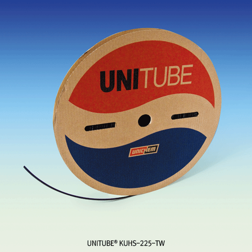 Unichem® Polyolefin Thin Heat Shrink Tubing, Shrink Ratio 2:1, Black Transparent, High Flexible/Flame Retardant with Very Thin-Wall, Minimum Shrink Temp 80℃, for Rapid Shrinking, 얇은 폴리올레핀 열수축 튜브