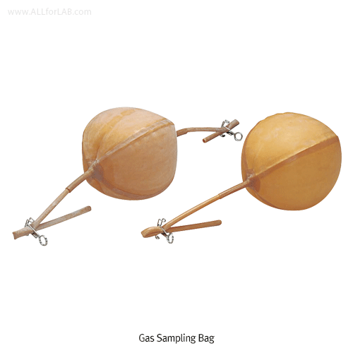 Rubber Gas Sampling Bag / Bulb, 1~10Lit, Natural Rubber, 고무 가스 샘플링 백, 천연고무