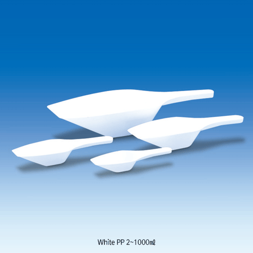 VITLAB® PP Colored Measuring Scoop, Flat-top, Autoclavable, 2~1,000㎖For Liquid/Powder/Solid, 0℃~125/140℃ Stable, <Germany-made>, PP 칼라 계량 스쿠프, 액체/고체겸용