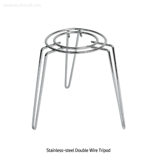 SciLab® Nickel Plated Double Wire Tripod, Efficience Height-11 & 17cm, 이중 니켈도금선 삼발이