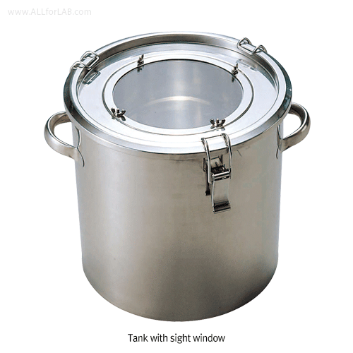 10 & 20 Lit Tight-sealing Stainless-steel TankWith Clear PC Sight Window, 투명창 밀폐 스텐탱크