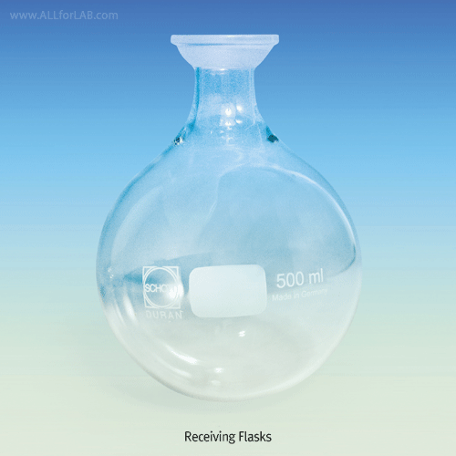 SciLab® 35/20 DURAN glass Receiving Flask, 100~2,000㎖Ideal for Rotary Vacuum Evaporator, 리시빙 플라스크