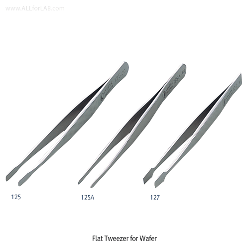 Flat Tweezer for Wafer, SA (Stainless), 웨이퍼용 플랫 트위저