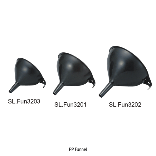 PP Funnel, Electric Static Discharge, Φ132~Φ174, PP 깔때기, 정전방지용