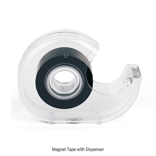 Magnet Tape with Dispenser, with Adhesive Side and Magnetic Side, w19mm×L3mEasy and Quick Removal and Repositioning, 마그넷 테이프, 디스펜서형
