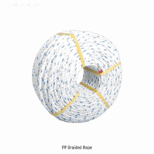 PP Braided Rope, Diameter 5~12mm, Length 120~150m, Elongation 35%With High Breaking Strength/High Abrasion Resistance, PP 로프