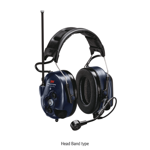 3M® PELTORTM WSTM Litecom ProⅢ Headset, Two-way Communication, BluetoothLevel Dependent Hearing Protection, Hands Free Operation, 무전기 내장형 전자감응 귀덮개/헤드셋, 블루투스