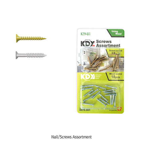 각종못/나사못 세트, Nail/Screws Assortment