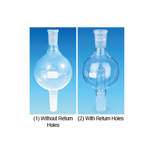Premium Rotary Evaporator Safety Trap / Splash Head Adapter With ASTM & DIN Joints, 100~500㎖, 에바포레이터 트랩(헤드 어댑터)