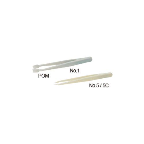 Plastic Tweezers, POM, Length 114mm Heat Resistance at -40℃+90/110℃, 플라스틱 트위저