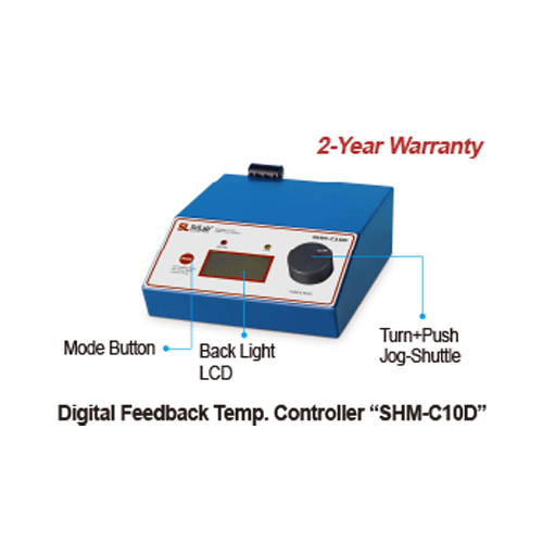 SciLab® Digital Feedback Temp Controller “SHM-C10D”, up to 700℃, ±0.1℃, with Back-Light LCD For All-purpose Heating Instruments, Available K-type External Direct Contact Thermocouple(optional), 디지털 온도 조절기