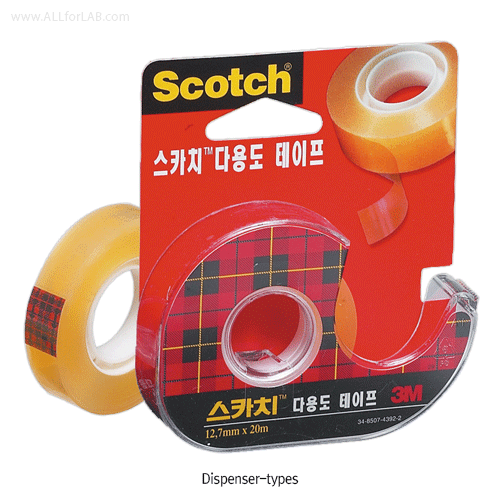 3M® Scotch® Multiuse Transparent Tape, w12 & 18mm  For Home & Office, 20m or 30m Length, an Excellent Multi-purpose Tape, 다용도 테이프