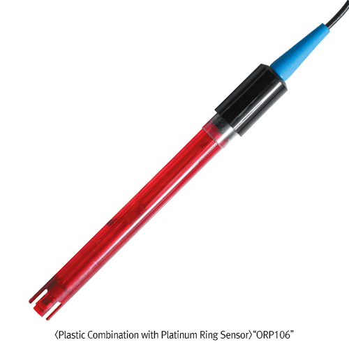 Trans® Redox Electrode, Combination-type, Plastic Shaft, BNC-plug Connection  With 1m Cable, High Precision & Accuracy, Redox 전극