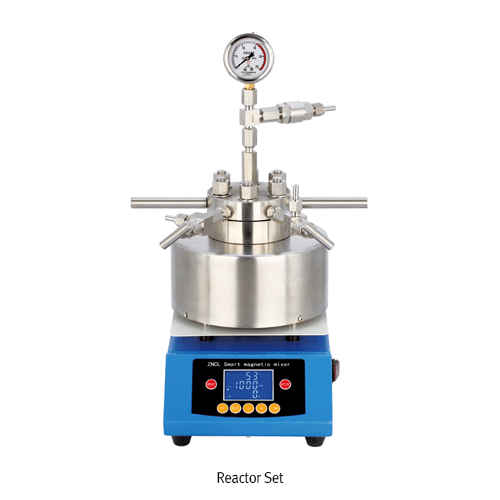 Lab High Pressure Hydrothermal Synthesis Magnetic Stirring Mini Autoclave Reactor Set, 50·100·250·500·1000㎖  Compact Size, Stirring and Reacting Device, Max-1000rpm/220bar, 탁상용 미니 고압 수열합성 오토클레이브 반응기 세트, 자석교반형
