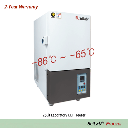 SciLab® -86℃~-65℃ Personal SMART Multiuse ULT Freezer, UniFreezTM High Efficient Freezing System, Ⅰ. Medicaluse & Ⅱ. Lab-use  Smart-LabTM with WiReTM App, Programmable & Monitoring System, CFC-Free Refrigerant, Upright- & Under Bench-Type, 25·82Lit  Ideal