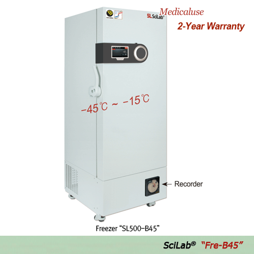 SciLab® -45℃~-15℃ SMART Multiuse Freezer “SL-B45”, UniFreezTM High Efficient Freezing System, Medicaluse  Smart-LabTM with WiReTM App, Programmable & Monitoring System, CFC-Free Refrigerant, Built-In Recorder, 393·503·714·812Lit  Ideal for Secure Storage 