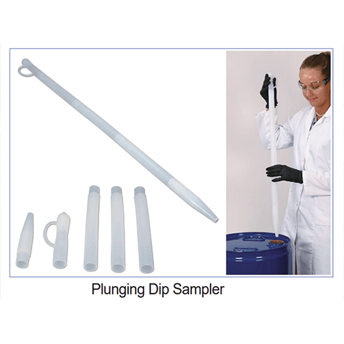 Burkle® PE Disposable Plunging Siphon Sampler, Φ28mm, Length 47 & 110cm  Ideal for use with Foodstuffs, Assembled type, Transparent, 일회용 액상시료 샘플러