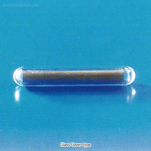 Cowie® Glass Covered Magnetic Stirrer Bar, Ideal for Chemicals & High Temp., L6~60mm Excellent Chemical & Heat Resistance, 400°C, <UK-Made> 글라스 커버 마그네틱바, 고온·내약품용