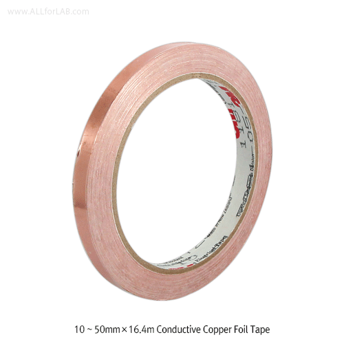 3M® “1181” 10~50mm×16.4m Conductive Copper Foil Tape, 60dB ~ 80dB(30MHz to 1GHz) For Excellent Electrical Conductivity & EMI-shielding, with Electrically Conductive Acrylic Adhesive, EMI 차폐용 동-테이프