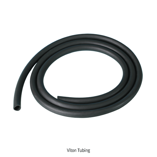 DAIHAN® WisdTM Fluorinated Rubber(Fluoroelastomer), DIN FPM, Viton Tubing, id Φ4~Φ18mm Good for Almost Chemicals, High-Flexible, Autoclavable, -25°C+200°C, 바이톤 튜빙