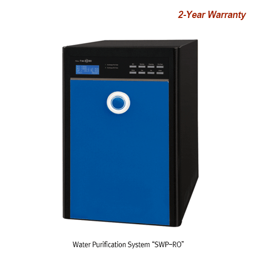 SciLab® Water Purification System “SWP-RO”, 15·25·35L/hr  With Pretreatment System, 2-Steps of Filter Exchange Indicator, (RO) Product 0.2~30··/cm, 순수 제조기