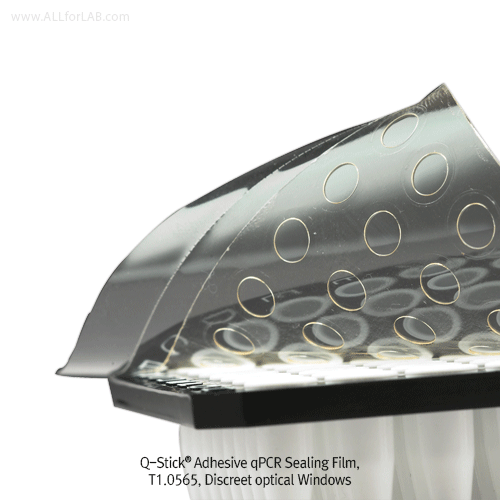 4titude® Q-Stick® Adhesive qPCR Sealing Film, Discrete Optical Windows for 96well PlatesqPCR 투명 접착 Sealing 필름, 96well Plate only, Strong Adhesive Properties, -20 ~ +120℃, 135×80㎜