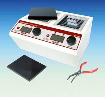 SciLab® High-performance Heating Block/Dry Bath Incubator “WisblokBathTM SHB-96D”, Dual-type with Fuzzy Control, Molded Heater, Modular Anodized Aluminum Blocks, Acrylic Lid, Touch-button Controller, up to 150℃, ±0.1℃ 히팅 블럭, 디지털 퍼지 컨트롤 시스템, 듀얼 조절기/블럭, 일체형