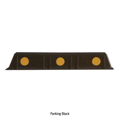 “Ace” Parking Block, Neoprene, <br>주차블럭, 우수한 충격흡수력, 주차시 차량 손상 방지, 효율적 주차공간 활용