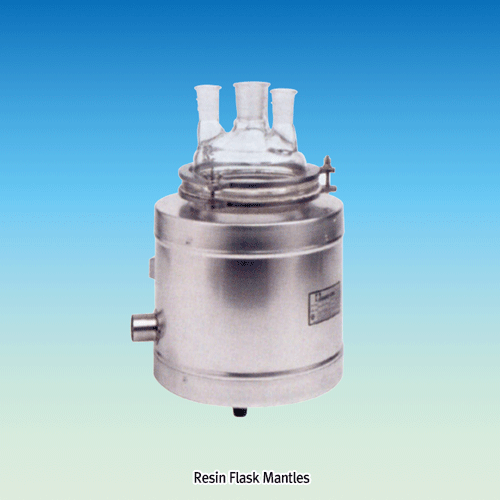 반응조용 맨틀, Resin Flask Mantles, Aluminum Housed<br>환플라스크용, 450℃, 조절기 별도, 내부는 Fabric 재질, CSA 인증