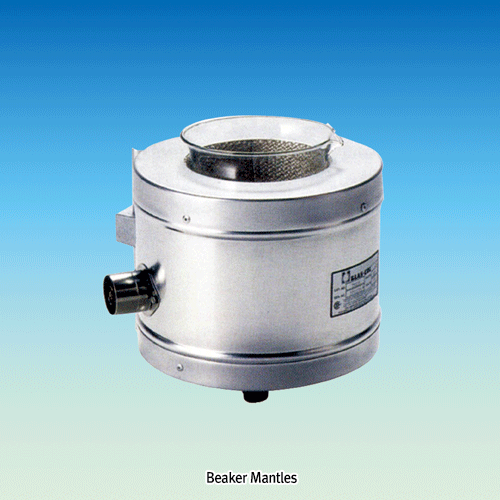 비이커용 맨틀, Beaker Mantles, Aluminum Housed<br>비이커용, 450℃, 조절기 별도, 내부는 Flexible Fabric 재질, CSA 인증