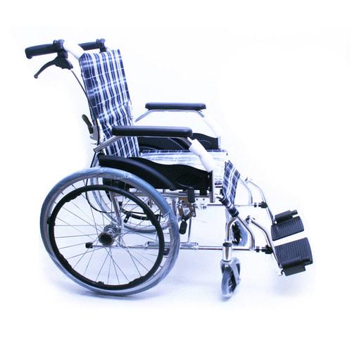 탄탄 수동 접이식 알루미늄 경제형 휠체어 (보호자브레이크,등받이꺽기)